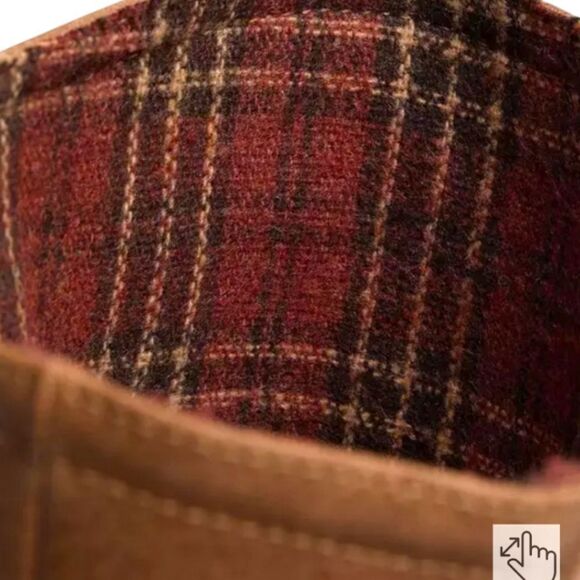 TORRID MOTO BOOTIE BOOTS NIB Cognac Colored  Side Zip  Size 8.5 Wide - Picture 9 of 16